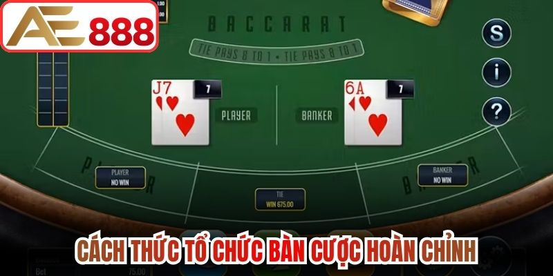 Cách thức tổ chức bàn cược hoàn chỉnh