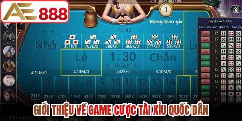 Giới thiệu về game cược tài xỉu quốc dân