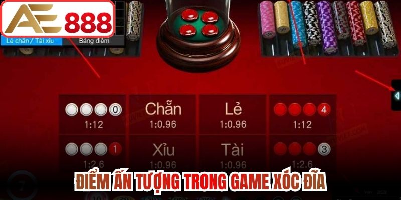 Điểm ấn tượng trong game xóc đĩa